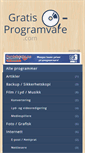 Mobile Screenshot of gratisprogramvare.com